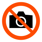 Do Not Take Photographs SVG Icon